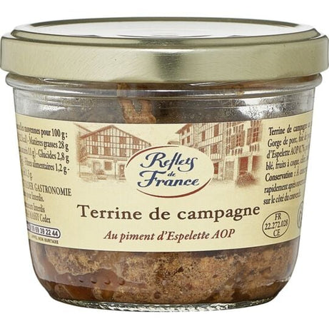 Terrine de campagne au piment d'Espelette REFLETS DE FRANCE