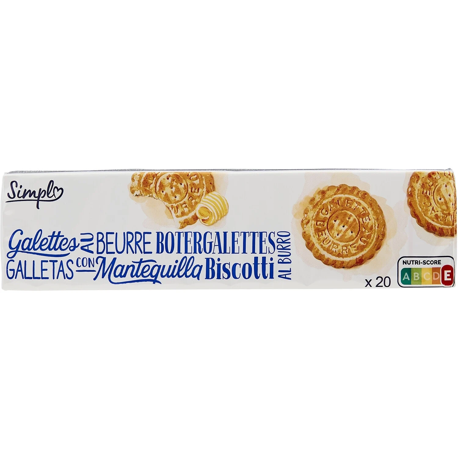 Biscuits galettes au beurre SIMPL - ARSHPRIX