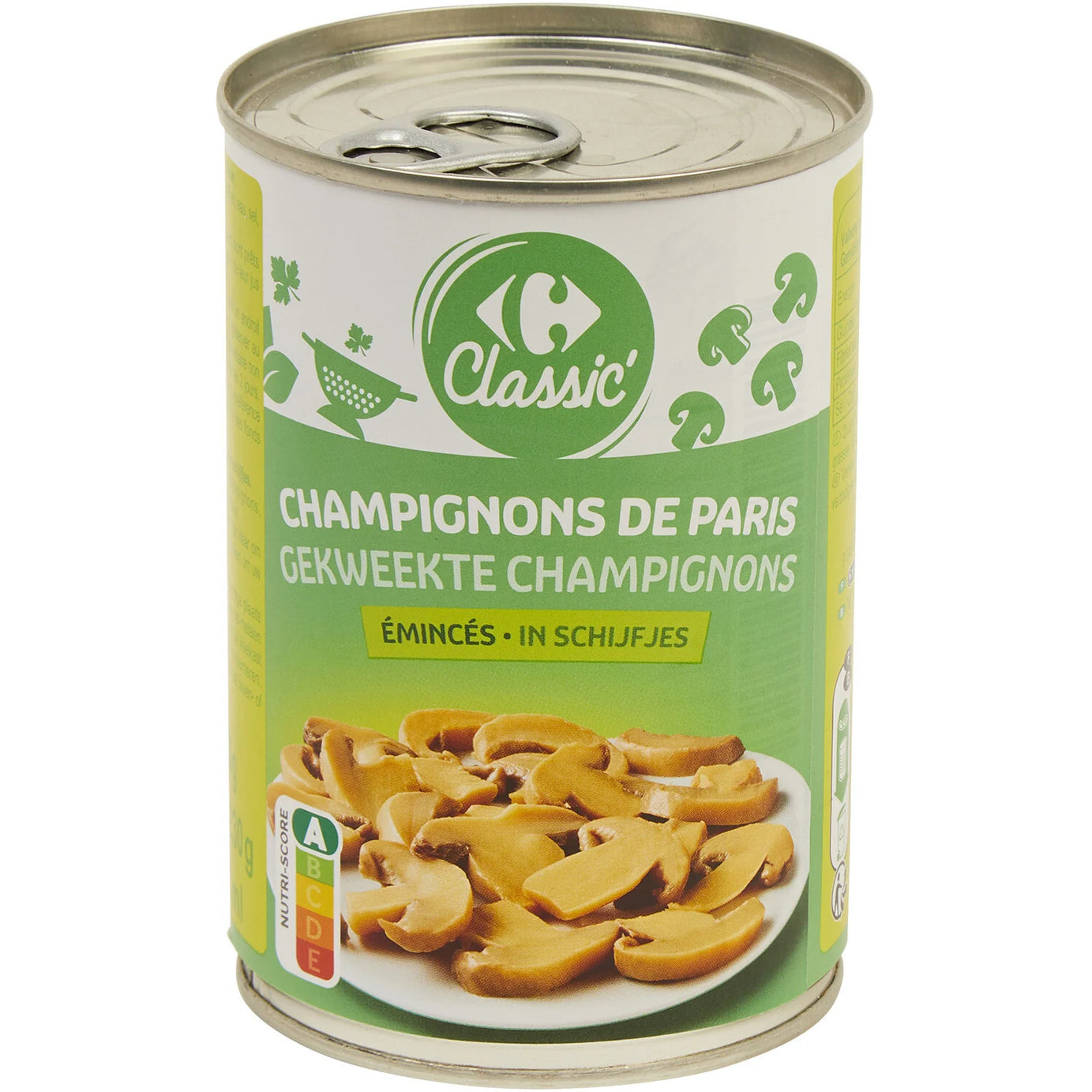 Champignons de Paris émincés